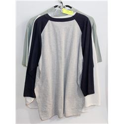 LOT OF 3 NEW SIZE LARGE MENS SHIRTS VARIOUS TYPES