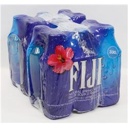 LOT OF 12, 330 ML FIJI WATER.