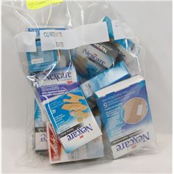 BAG OF ASSORTED BANDAGES.