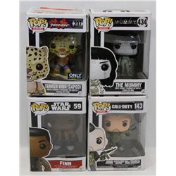 LOT OF 4 FUNKO POPS