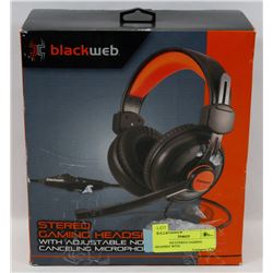 BLACKWEB STEREO GAMING HEADSET WITH