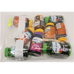 BAG OF ASSORTED ONE A DAY GUMMY MULTIVITAMINS.