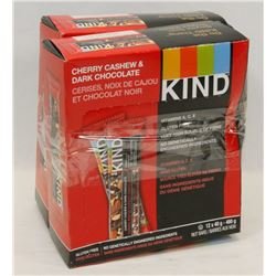2 BOXES OF KIND BARS CHERRY CASHEW AND CHOCOLATE