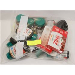 BAG OF ASSORTED VITAMINS.