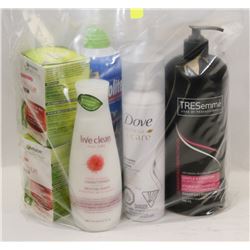 BAG OF ASSORTED HAIR PRODUCTS INCLUDING