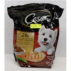 BAG OF CESAR 3.0 KG 26 ESSENTIALS DOG FOOD.