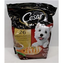 BAG OF CESAR 3.0 KG 26 ESSENTIALS DOG FOOD.