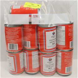 BAG OF ASSORTED ROOSTER COCONUT MILK.