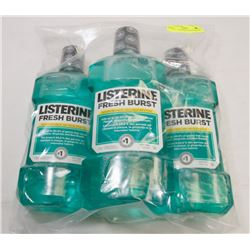 LOT OF 3 LISTERINE MOUTHWASH