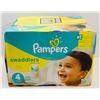 Image 1 : BOX OF PAMPERS SWADDLERS SIZE 4, 70 IN BOX.