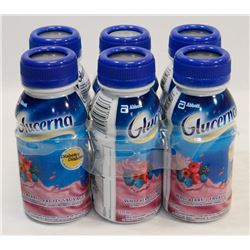 GLUCERNA 6 PACK WILDBERRY FLAVOUR.