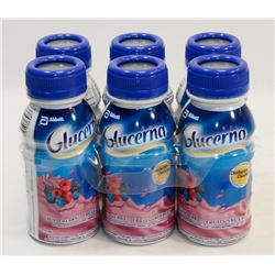 GLUCERNA 6 PACK WILDBERRY FLAVOUR.