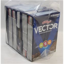 LOT OF 6 VECTOR CHOCOLATE CHIP BARS.