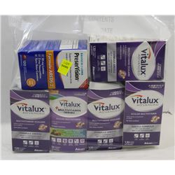 BAG OF ASSORTED VITAMINS.