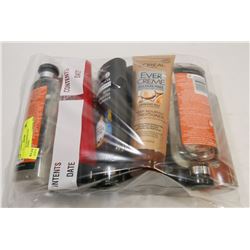 ASSORTED SHAMPOO AND CONDITIONER.