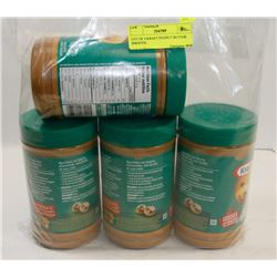 LOT OF 4 KRAFT PEANUT BUTTER SMOOTH.