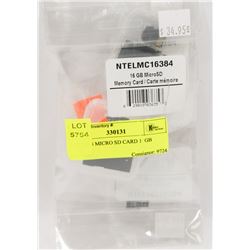 LOT OF 3 MICRO SD CARD 16GB