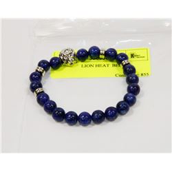 #65-LAPIZ  LION HEAT  BEAD BRACELET