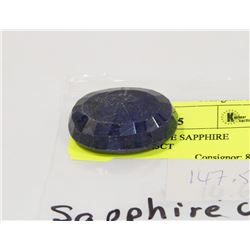 #20- NATURAL BLUE SAPPHIRE GEMSTONE  147.5CT