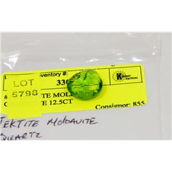 #44-TEKTITE MOLDAVITE GEMSTONE 12.5CT