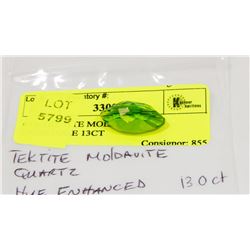 #43-TEKTITE MOLDAVITE GEMSTONE 13CT
