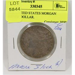 1888 UNITED STATES MORGAN SILVER DOLLAR.