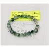 Image 1 : #80- NATURAL CHALCEDONY BEAD BRACELET