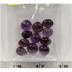 #40-NATURAL PURPLE AMETHYST GEMSTONE 156CT
