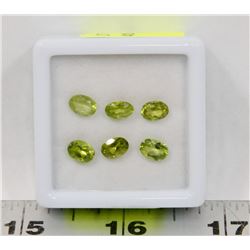 #12-NATURAL GREEN PERIDOT GEMSTONES  5CT