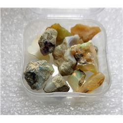 14)  LOT OF 33.5 CT NATURAL ROUGH ETHIOPIAN