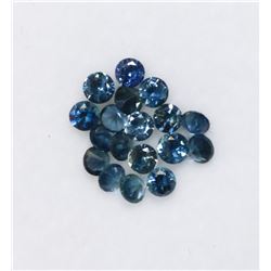 31) ASSORTED DIAMOND CUT SAPPHIRE GEMSTONES