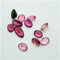 65) GENUINE TOURMALINE GEMSTONES