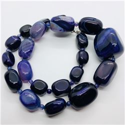 90) AGATE NECKLACE