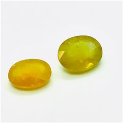 111) ENHANCED YELLOW SAPPHIRE