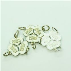 133) LOT OF 3 STERLING SILVER BREAKABLE PENDANT