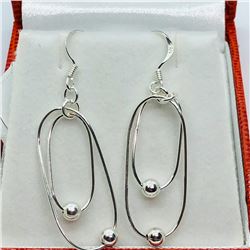 141) STERLING SILVER DANGLE STYLE EARRINGS