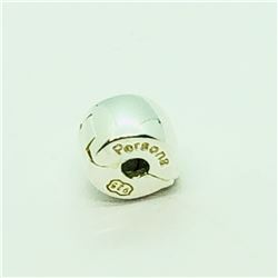 147) STERLING SILVER BEAD PENDANT