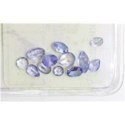 155) ASSORTMENT OF GENUINE TANZANITE