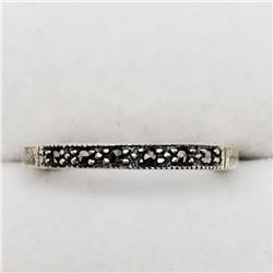 170) STERLING SILVER MARCASITE RING