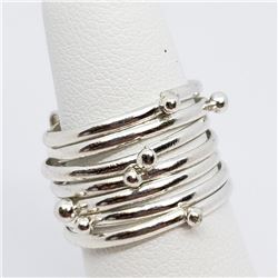 183) LOT OF 7 STERLING SILVER RINGS