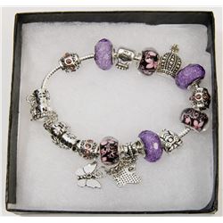 NEW! PANDORA STYLE CHARM BRACELET