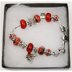 NEW! PANDORA STYLE CHARM BRACELET