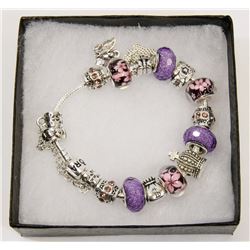 NEW! PANDORA STYLE CHARM BRACELET