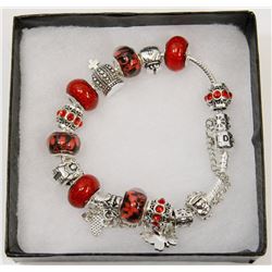 NEW! PANDORA STYLE CHARM BRACELET