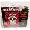 Image 1 : NEW! "SUGAR SKULL" LUXURY PLUSH BLANKET (QUEEN)