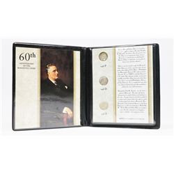 60TH ANNIVERSARY ROOSEVELT DIME COLLECTION