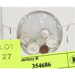 REPLICA COLLECTION OF SMALLEST USA COINS