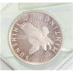 .999 SILVER 1/2 TROY OUNCE SUNSHINE MINT COIN