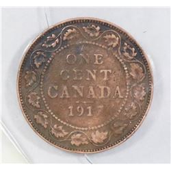 1917 CANADA LARGE PENNY