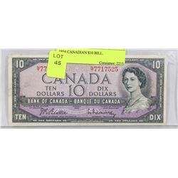 1954 CANADIAN $10 BILL.
